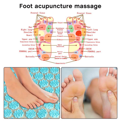 Kuznetsov'S Applicator Massage Cushion with Pillow Coconut Fiber Lotus Acupressure Mat Shiatsu Relaxation Needle Relieve Back
