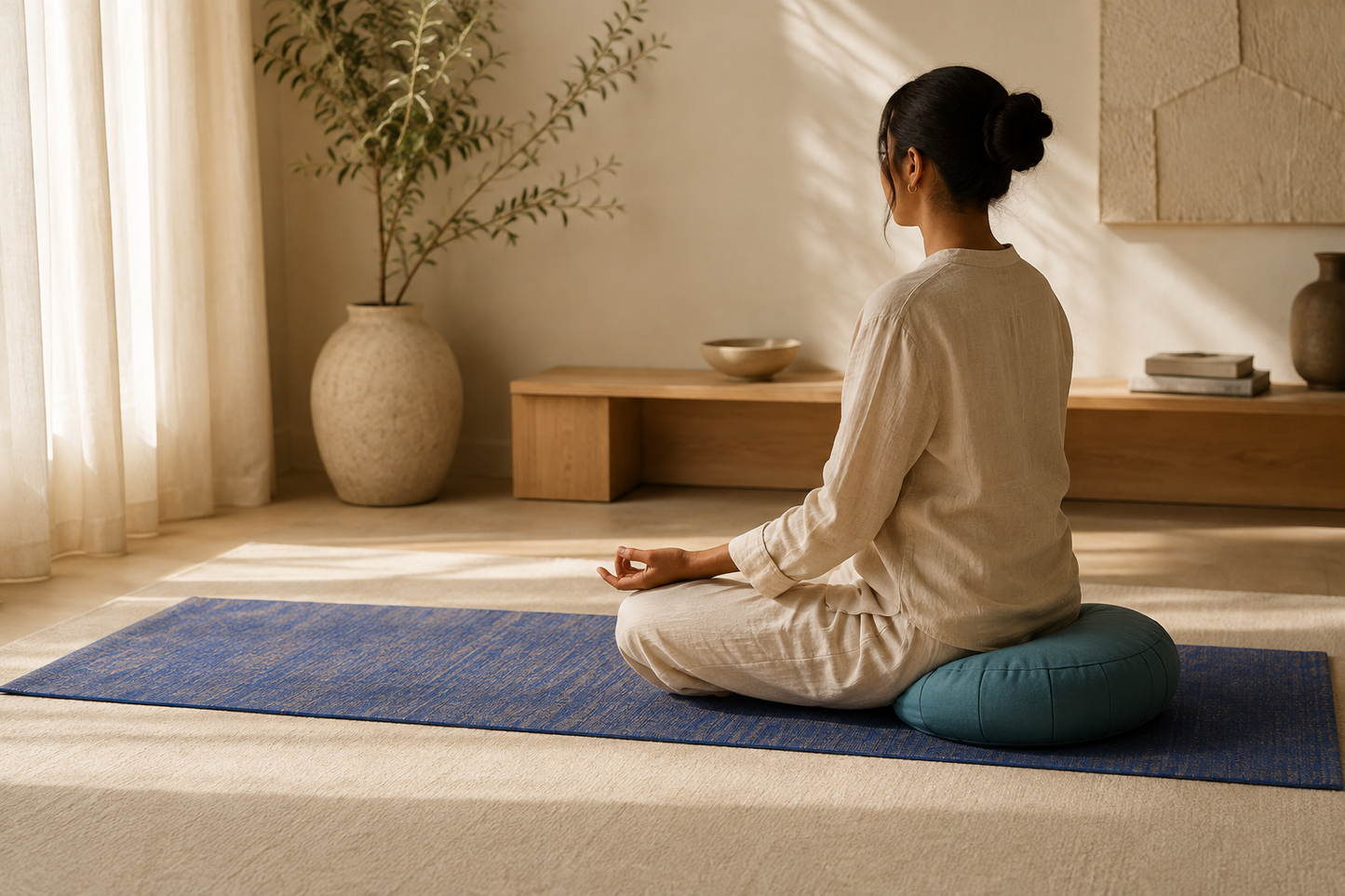 VEYA™ Zafu Meditation Comfort Floor Cushion